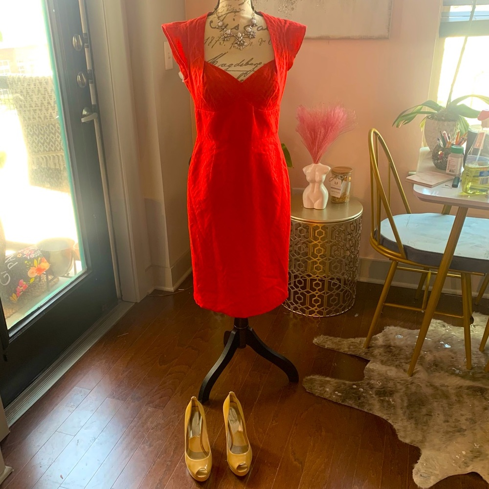 Evan Picone Red Cocktail dress size 4